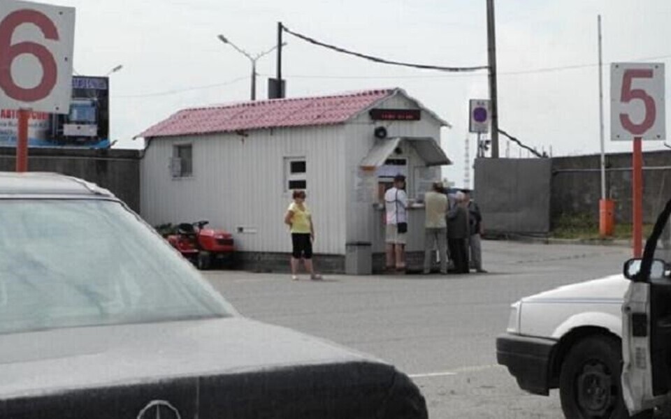 Транзитная площадка Transservis-N в Нарве. Иллюстративная фотография.