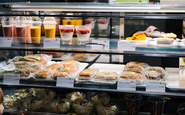 School snack bar.