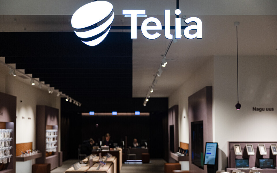 Пункт обслуживания Telia Eesti в Таллинне в ТЦ Viru.