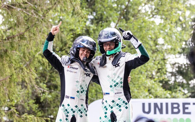 Jakko Viilo ja Robert Virves mullusel Rally Estonial