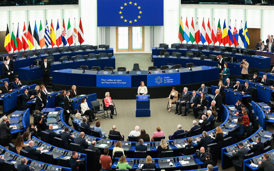 Пленарная сессия Европарламента в Страсбурге.