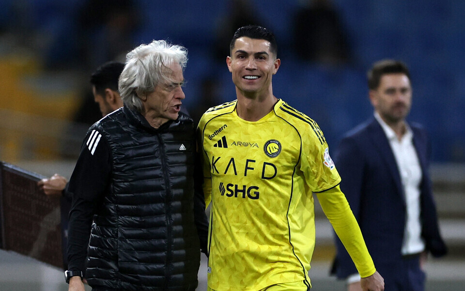 Jorge Jesus ja Cristiano Ronaldo