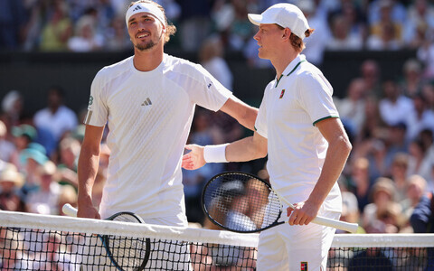 Alexander Zverev ja Jannik Sinner