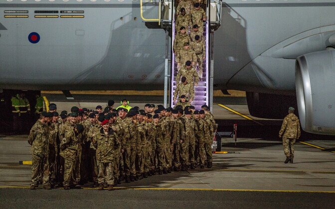 Gallery: First British troops arrive in Estonia