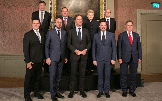Ratas meets with Benelux, Nordic, Baltic leaders in the Hague