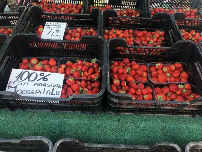 Strawberry scam sees foreign produce sold as 'Estonian', at higher prices