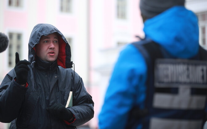 Riigikogu protestor nudged by MP's car did sustain injury after all - Vimarsana News