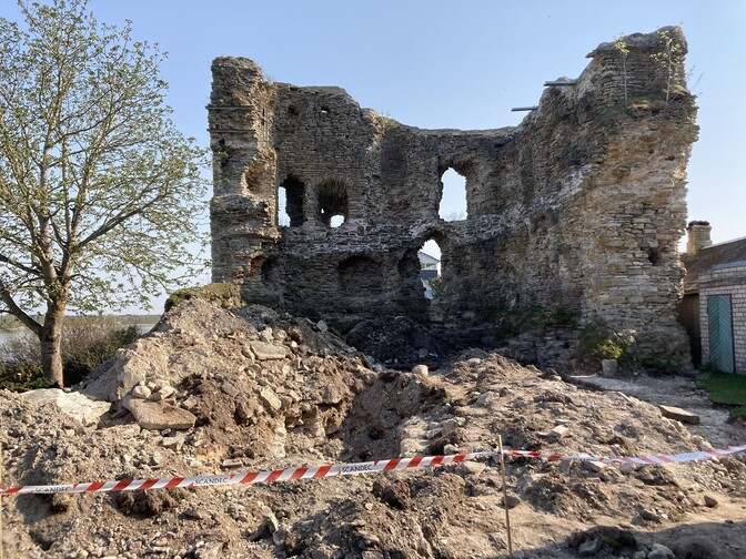 Gallery: Work on summer party area sheds light on crusades-era castle - Vimarsana News
