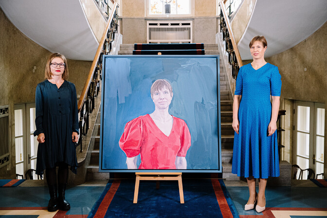 Kaljulaid painting added to heads of state gallery - Vimarsana News