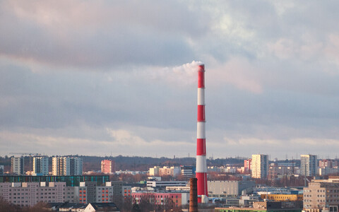 Katlamaja korsten Tallinnas.