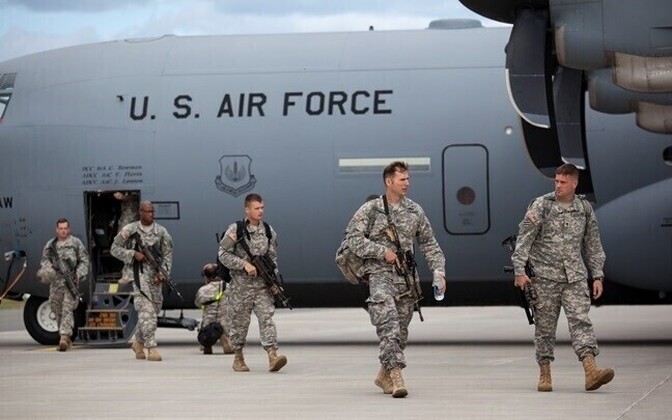Joint US-Estonian military airborne exercise taking place over weekend