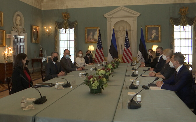 Liimets, Blinken meet in Washington, reaffirm importance of NATO unity