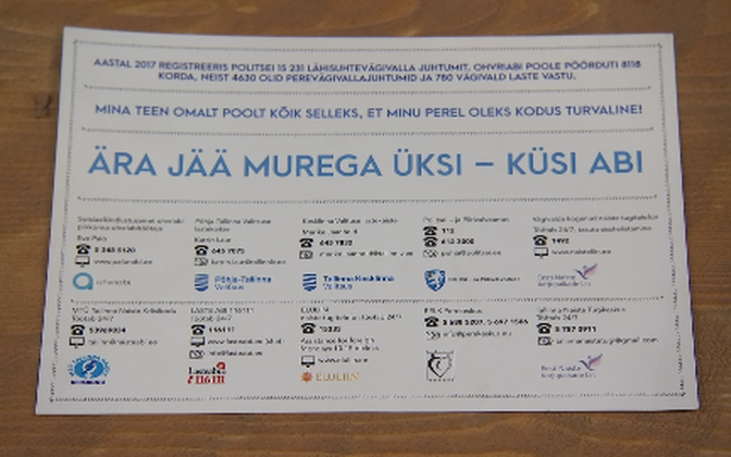 EU anti-domestic violence directive sent to Estonian institutions for input - Vimarsana News