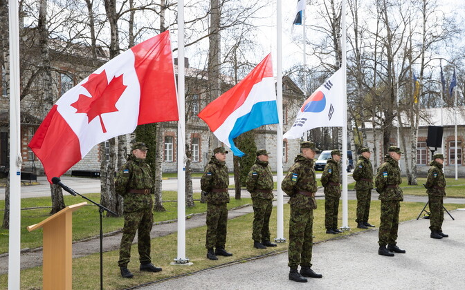 Gallery: Canada, South Korea, Luxembourg flags raised at NATO CCDCOE - Vimarsana News