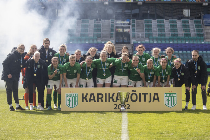 Flora FC women's team thrash Kalev 7:1 in cup final - Vimarsana News