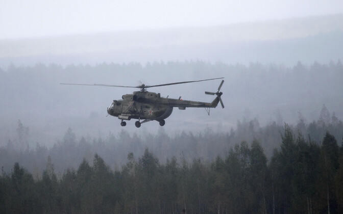 Russian helicopter flies in Estonian airspace without permission