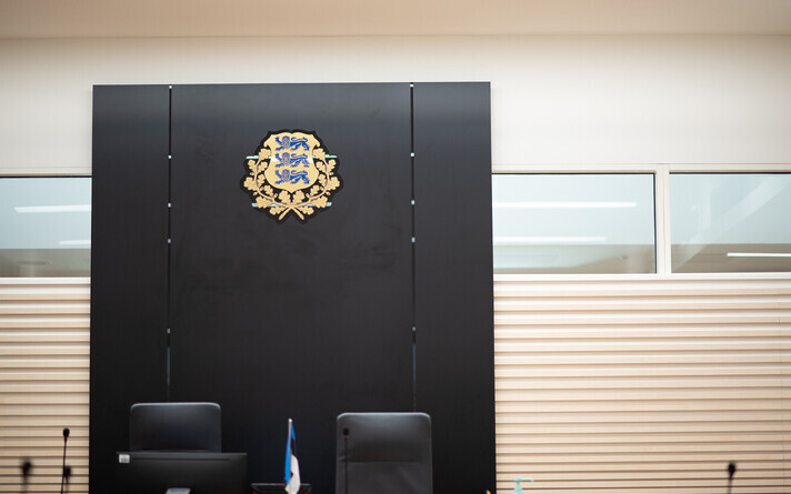 A courtroom in Estonia.