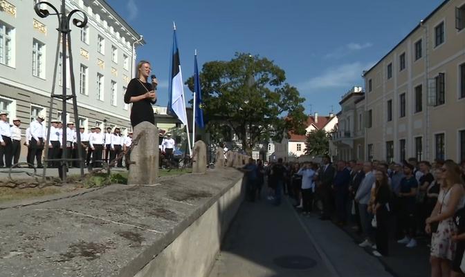 University of Tartu starts new academic year with student demonstration