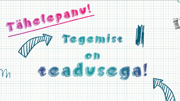 Tähelepanu! Tegemist on teadusega