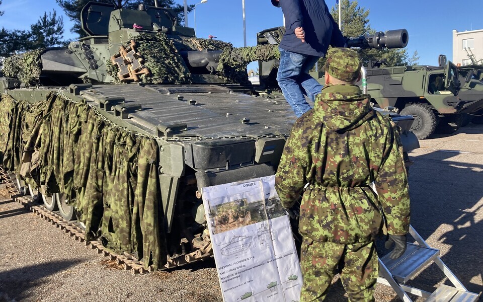 Гостевой день в казармах 1-й пехотной бригады в Йыхви.