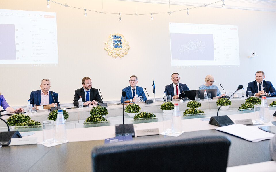 Valitsuse istung Stenbocki majas.