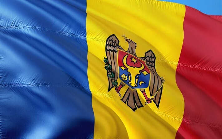 Флаг Молдовы.
