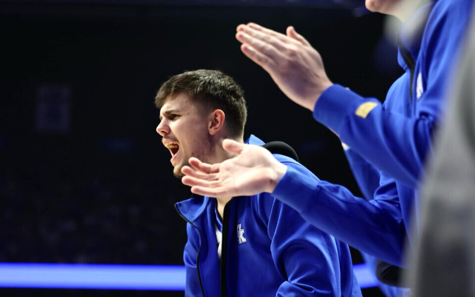 Kerr Kriisa, while he was with the University of Kentucky Wildcats (2024-2025).