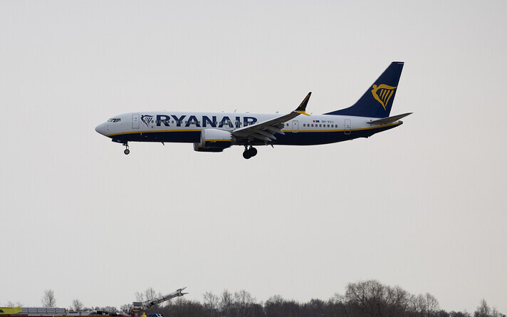 Самолет Ryanair. Иллюстративная фотография.