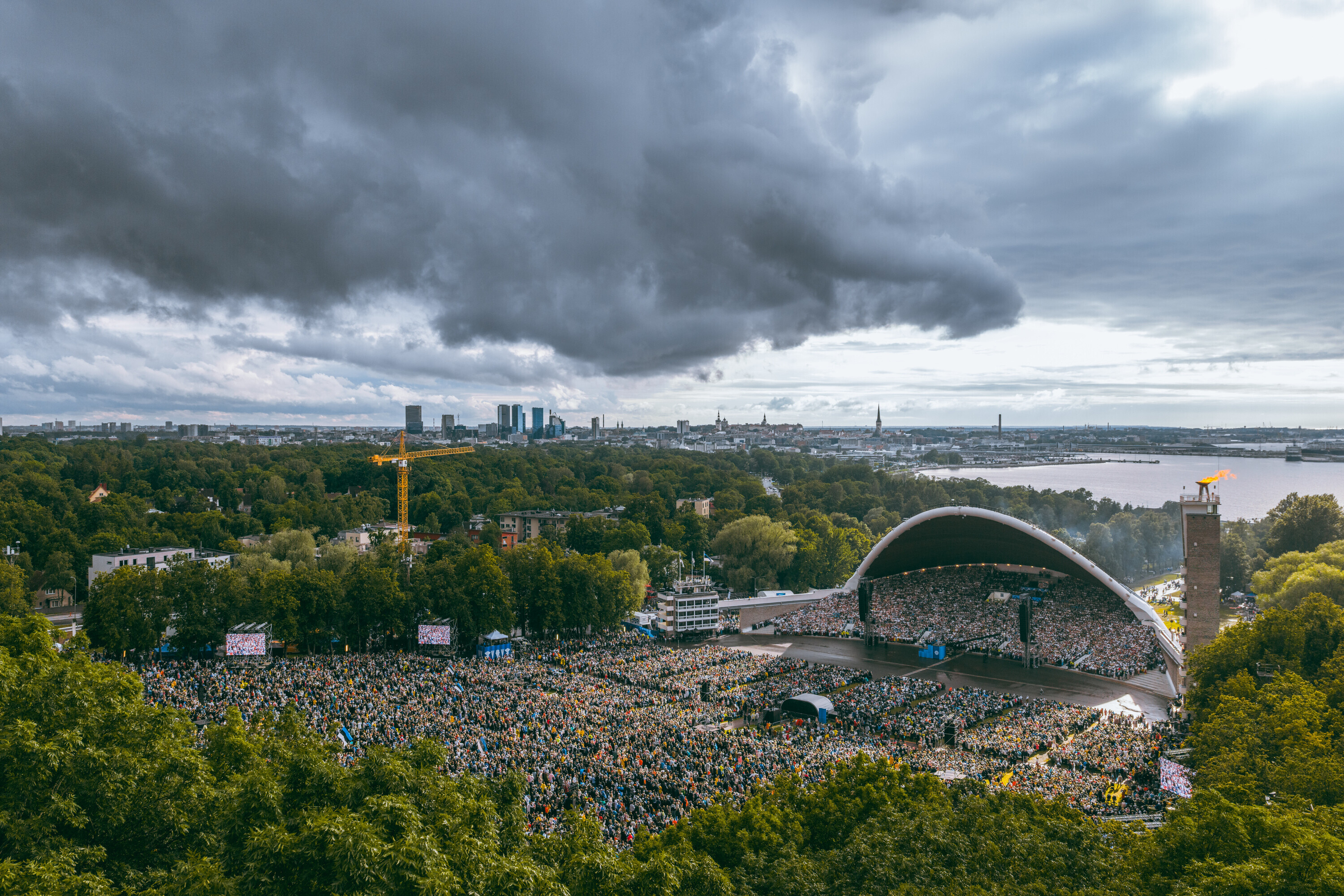 Galerii Droonifotod Laulupeo Suurkontserdilt Kultuur ERR