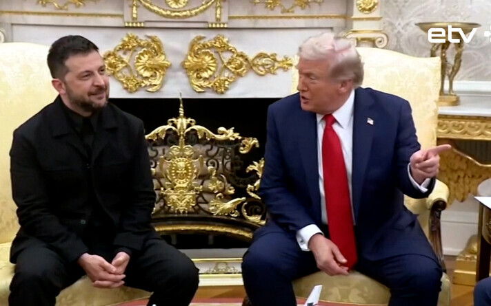 Зеленский и Трамп.