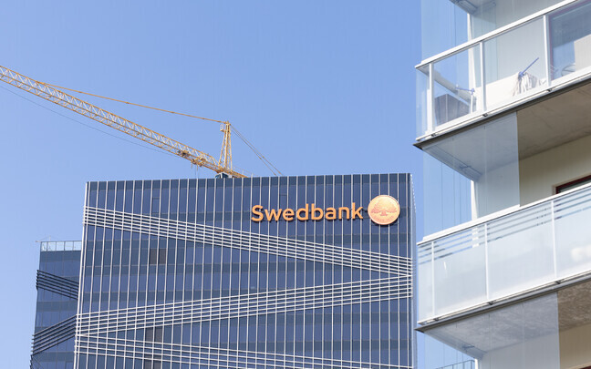 Здание Swedbank в Таллинне.