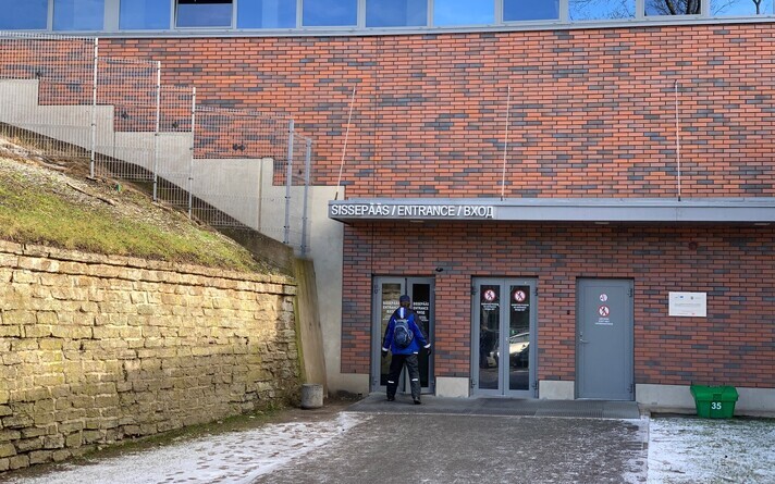 Narva border crossing point.