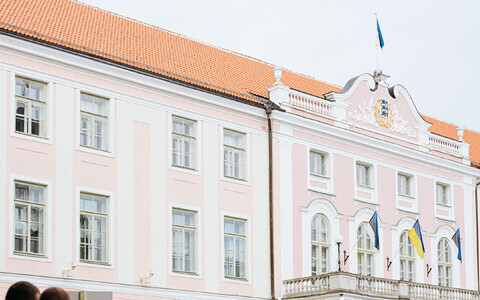 Toompea Castle, seat of the Riigikogu.