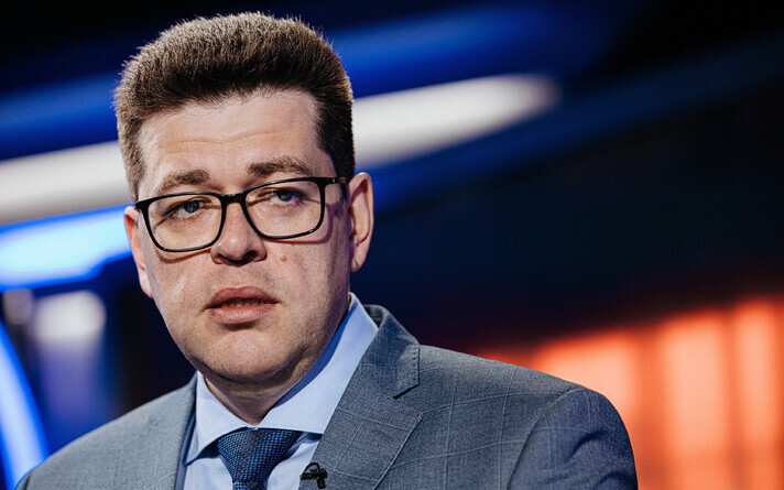 Андрей Канте в студии ERR.