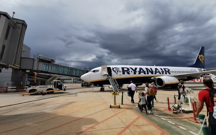 Самолет Ryanair.