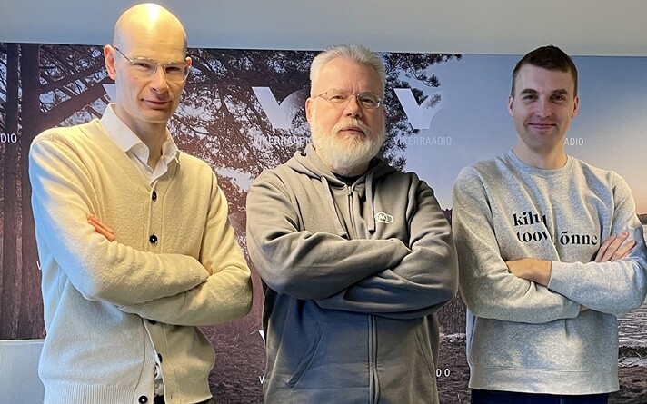 Johannes Vedru, Tarmo Tiisler ja Juhan Kilumets Vikerraadio spordisaates