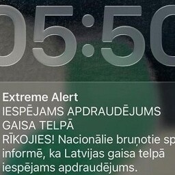 Läti andis idapiiri regioonides taas õhuohu hoiatuse