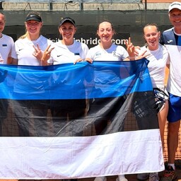 Eesti tennisenaiskond alistas Andorra ja tuli alagrupis esimeseks