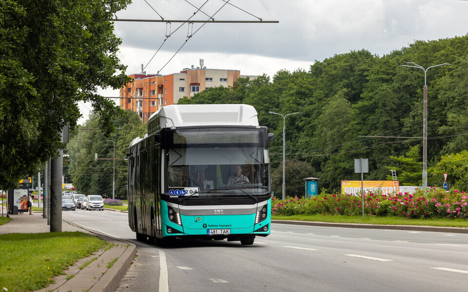 Новый газовый автобус TLT.