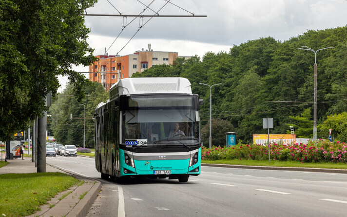 Новый газовый автобус TLT.