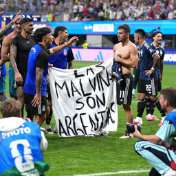 Argentina võib poliitilise plakati tõttu sattuda FIFA uurimise alla