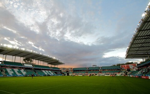 Tallinn's Lilleküla Stadium, also known as the A. le Coq Arena.
