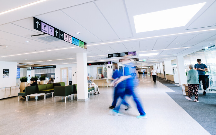 A waiting room at North Estonia Medical Center (PERH).