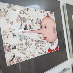 Pildid: lastekirjanduse keskuse rahvusvahelise näituse keskmes on Pinocchio