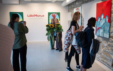 Mari Frühlingu ja Krete Erlenheina näituse „Läbimurre” avamine Art&Tonic galeriis