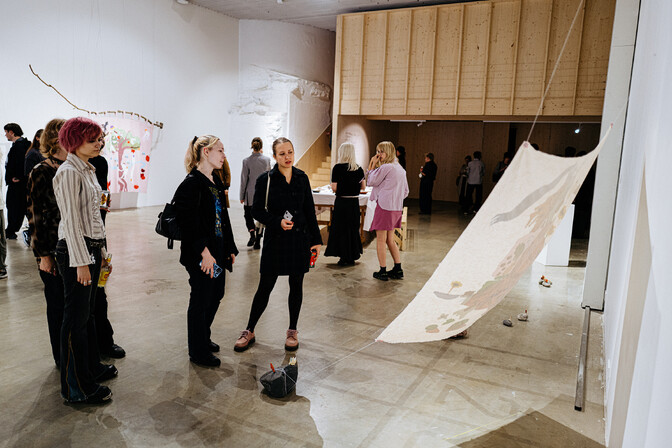 Art academy exhibition imagines girls' island as refuge from war