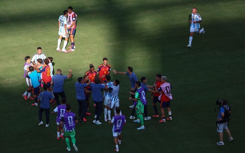 Jalgpalli MM-finaal Hispaania - Argentina