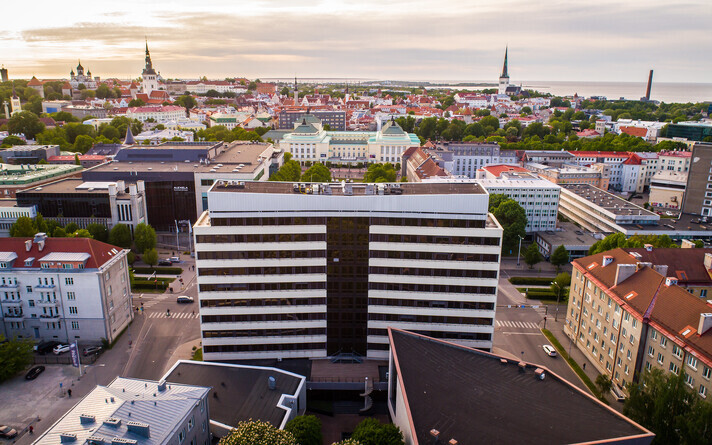 Estonia's Ministry of Foreign Affairs building in Tallinn.