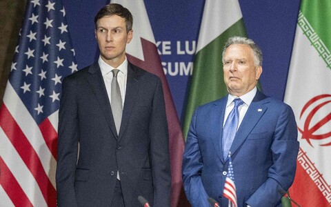 USA president Donald Trumpi v&auml;imees Jared Kushner  ja presidendi erisaadik Steve Witkoff