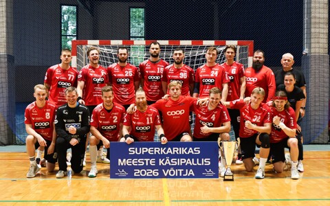 Põlva Serviti tõstis teist aastat järjest superkarika pea kohale